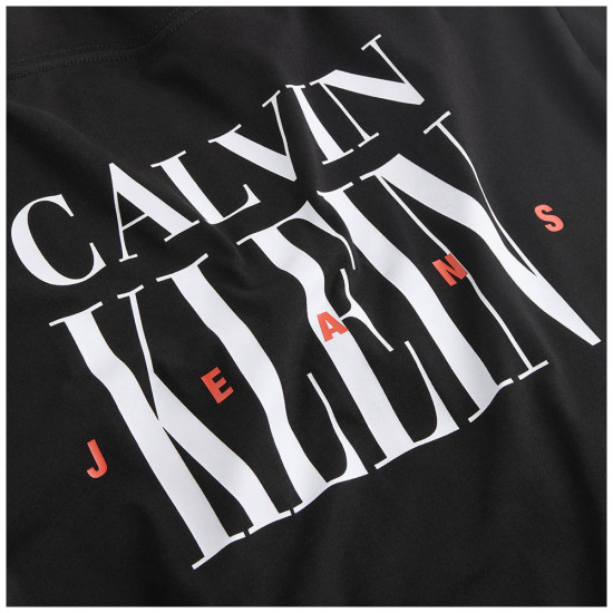 Calvin Klein Ανδρική κοντομάνικη μπλούζα Serif Font Graphic Tee